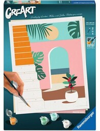 RAVENSBURGER Malowanie po numerach CreArt Letni domek 25524