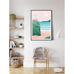 Pakamera Plakat Kamper na klifie