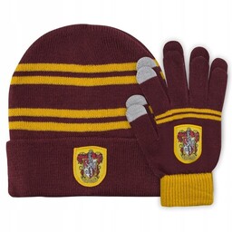 Czapka i rękawiczki Harry Potter gryffindor Orygin