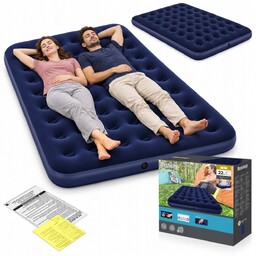 Materac dwuosobowy 203x152x22cm do spania w domu