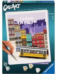 RAVENSBURGER Malowanie po numerach CreArt Lizbona 25522