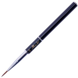 Pędzelek do zdobień Nail Art Brush czarny długość