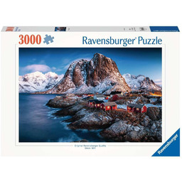 Ravensburger Puzzle 17081 Hamnoy, Lofoty 3000 Elementów Puzzle