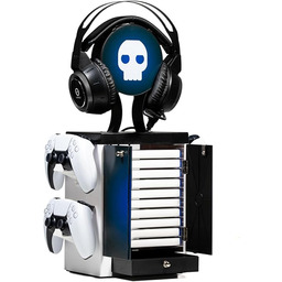 NUMSKULL Oficjalna wieża do gier, uchwyt kontrolera, stojak