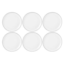 Seltmann Lido Black Line 6 elementów 20cm Zestaw