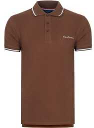 Koszulka Polo Pierre Cardin Custom Fit Brown
