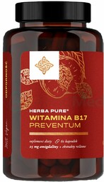Herbamedicus WItamina B17 amigdalina 25mg - 60 kapsułek