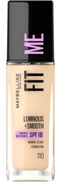 MAYBELLINE Fit Me! Rozświetlający Podkład do twarzy Luminous+Smooth