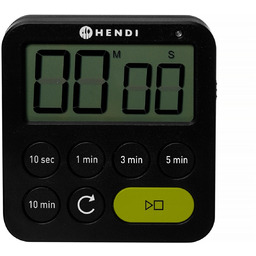 Hendi Timer jednozakresowy 82x20x(h)88mm, czarny I Hendi