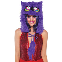 Leg Avenue Futrzany kaptur nocnej sowy