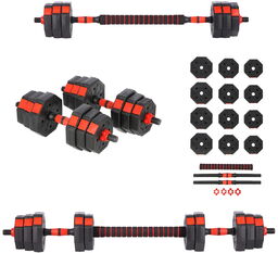 SGD SET20 ZESTAW SZTANGA HANTLE REGULOWANE + GRYFY