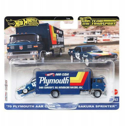 HOT WHEELS PREMIUM TRANSPORT ZESTAW 2 POJAZDÓW AUTKO