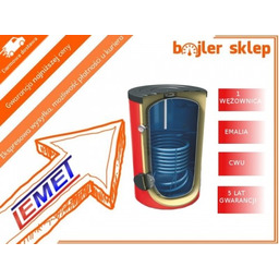 LEMET 200L 1W z 1 Wężownicą Pionowy Bojler,