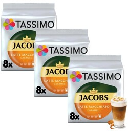 ZESTAW - Kapsułki Tassimo Jacobs Latte Macchiato Caramel