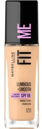 MAYBELLINE Fit Me! Rozświetlający Podkład do twarzy Luminous+Smooth
