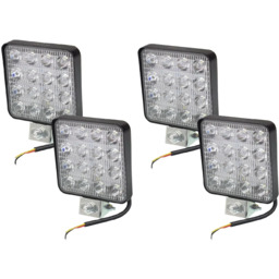 Zestaw czterech lamp roboczych LED reflektor HERMON EL042