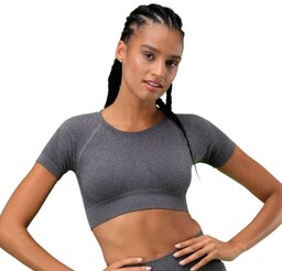 Luigi Di Focenza Damski termoaktywy Crop Top Tonic