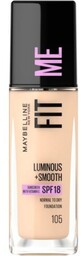 MAYBELLINE Fit Me! Rozświetlający Podkład do twarzy Luminous+Smooth