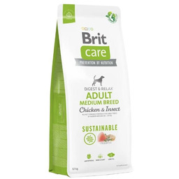 BRIT CARE Dog Sustainable Adult Medium Breed Chicken