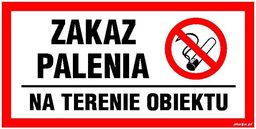 Tabliczka Zakaz Palenia
