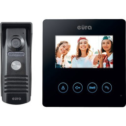 EURA Wideodomofon Atira VDP-52A3 Czarny