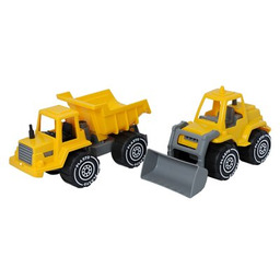 PLASTO Zestaw pojazdów Pojazd budowlany Zyskaj