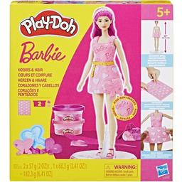 Ciastolina PLAY-DOH Barbie Projektantka Fryzury i serduszka G13575X0