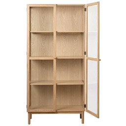 Witryna do salonu Elba (80200), dąb naturalny, 190