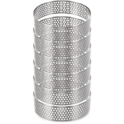 Forma do tartaletek stalowa rant perforowany 7 cm