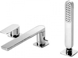 TRES 200.162.01 Loft-Tres bateria wannowa 3-otworowa chrom perlator