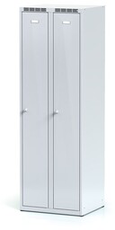 Metalowa szafka ubraniowa, 2-drzwiowa, 1800 x 600 x