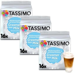 ZESTAW - Kapsułki Tassimo Creamer From Milk 3x16