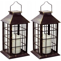 SUPERLED Lampa ogrodowa 5178-2 Patyna 2 szt. Zyskaj
