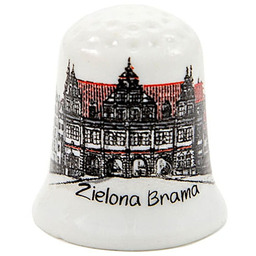 Naparstek ceramiczny Gdańsk Zielona Brama oldbook