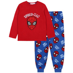 Marvel Spider-Man Piżama Chłopięca Na Długi Rękaw, Czerwona