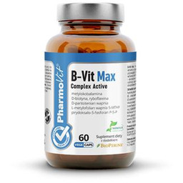 PHARMOVIT B-Vit Max Complex Active, 60 vcaps