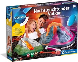 Clementoni Galileo Fun - świecący w nocy wulkan,