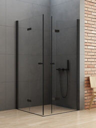 Kabina prostokątna 70x80 D-0233A/D-0238A New Soleo Black New