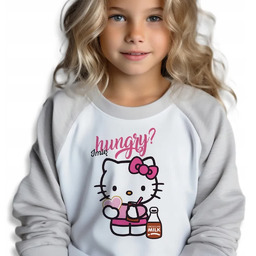 Piżama Szara Długi Rękaw + Spodnie HUNGRY? *IMIĘ*