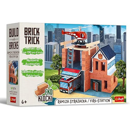 Trefl - Brick Trick: Remiza Strażacaka/Fire - Buduj