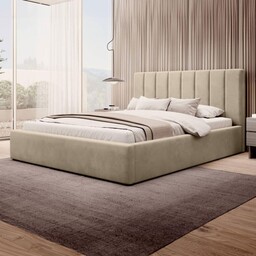 Łóżko tapicerowane z pojemnikiem SFG0116B P 160x200 Welur