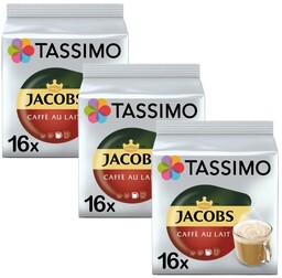 ZESTAW - Kapsułki Tassimo Jacobs Cafe Au Lait