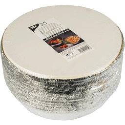 PAPSTAR Aluminiowe tacki aluminiowe, srebrne, 12 x 23