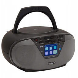 Radio Boombox Bluetooth CD Fm Rds Aiwa BBTU-500DAB/BK