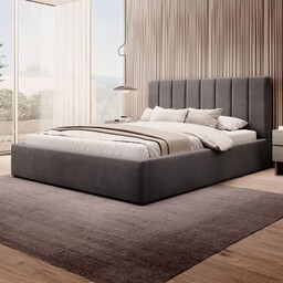 Łóżko tapicerowane z pojemnikiem SFG0116B P 180x200 Welur