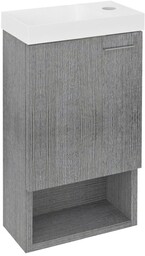 Sapho LATUS XI szafka umywalkowa 30x53x16.5cm dąb srebrny