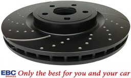 Przednia NAWIERCANA NACINANA tarcza hamulcowa 380mm EBC seria