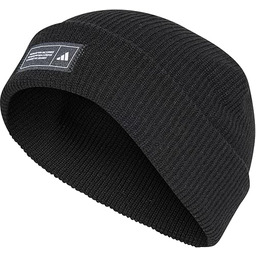 adidas Uniseks Essentials Cuffed Beanie, black/white, M
