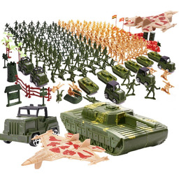 Żołnierzyki DUŻY ZESTAW żołnierzyków do zabawy Wojsko Figurki