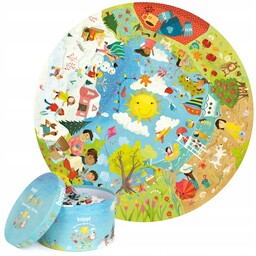 Boppi Puzzle Okrągłe 58 cm Poory Roku 150